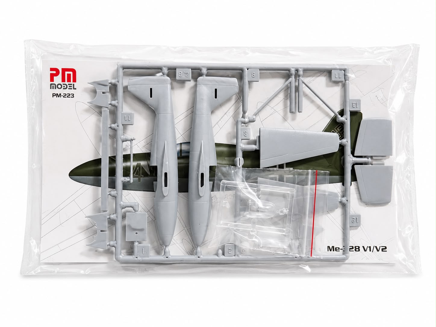 Messerschemitt Me-328 V1 V2 Pm Model Savaş Uçağı Demonte Plastik Maketi