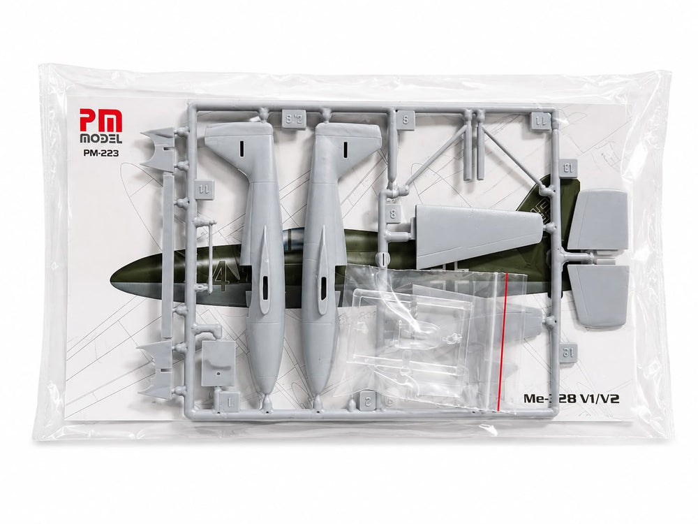 Messerschemitt Me-328 V1 V2 Pm Model Savaş Uçağı Demonte Plastik Maketi