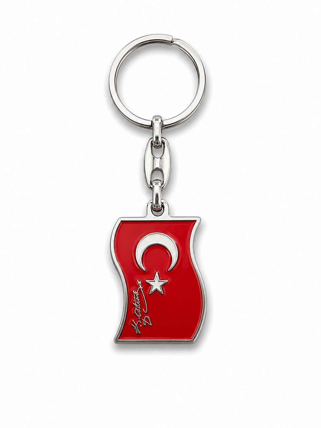 Metal Anahtarlık Bayrak + Türkiye