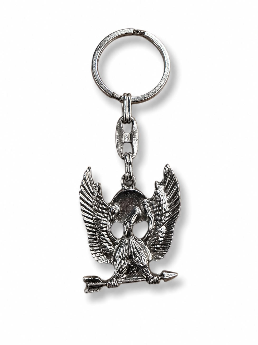Metal Anahtarlık Oklu Kartal Bakır