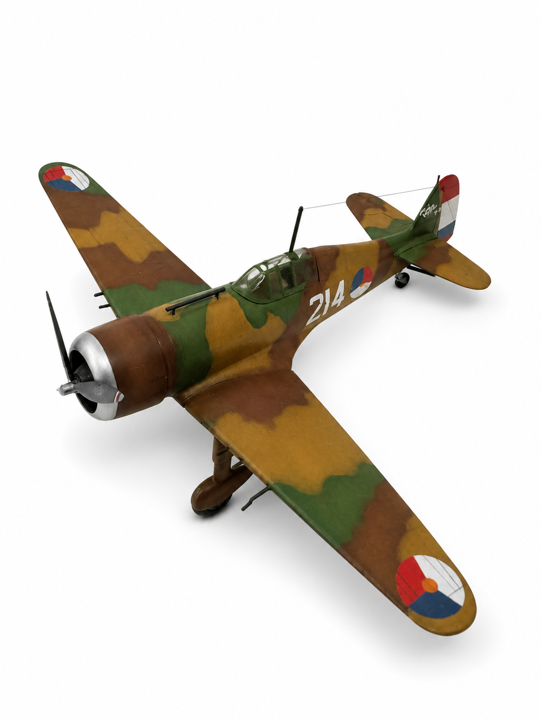 MONTAJLI + BOYALI FOKKER D-XXI PM 201