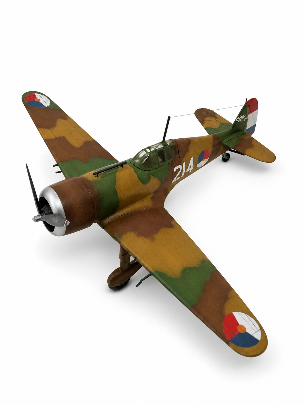 MONTAJLI + BOYALI FOKKER D-XXI PM 201