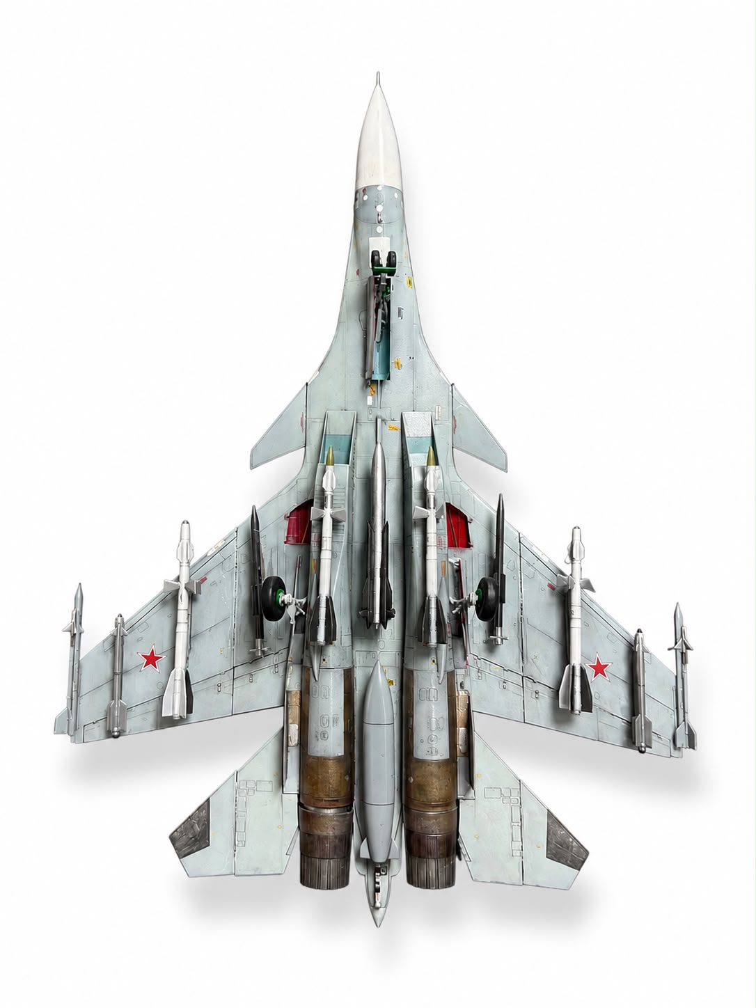 MONTAJLI + BOYALI SU-27 MAKET UCAK