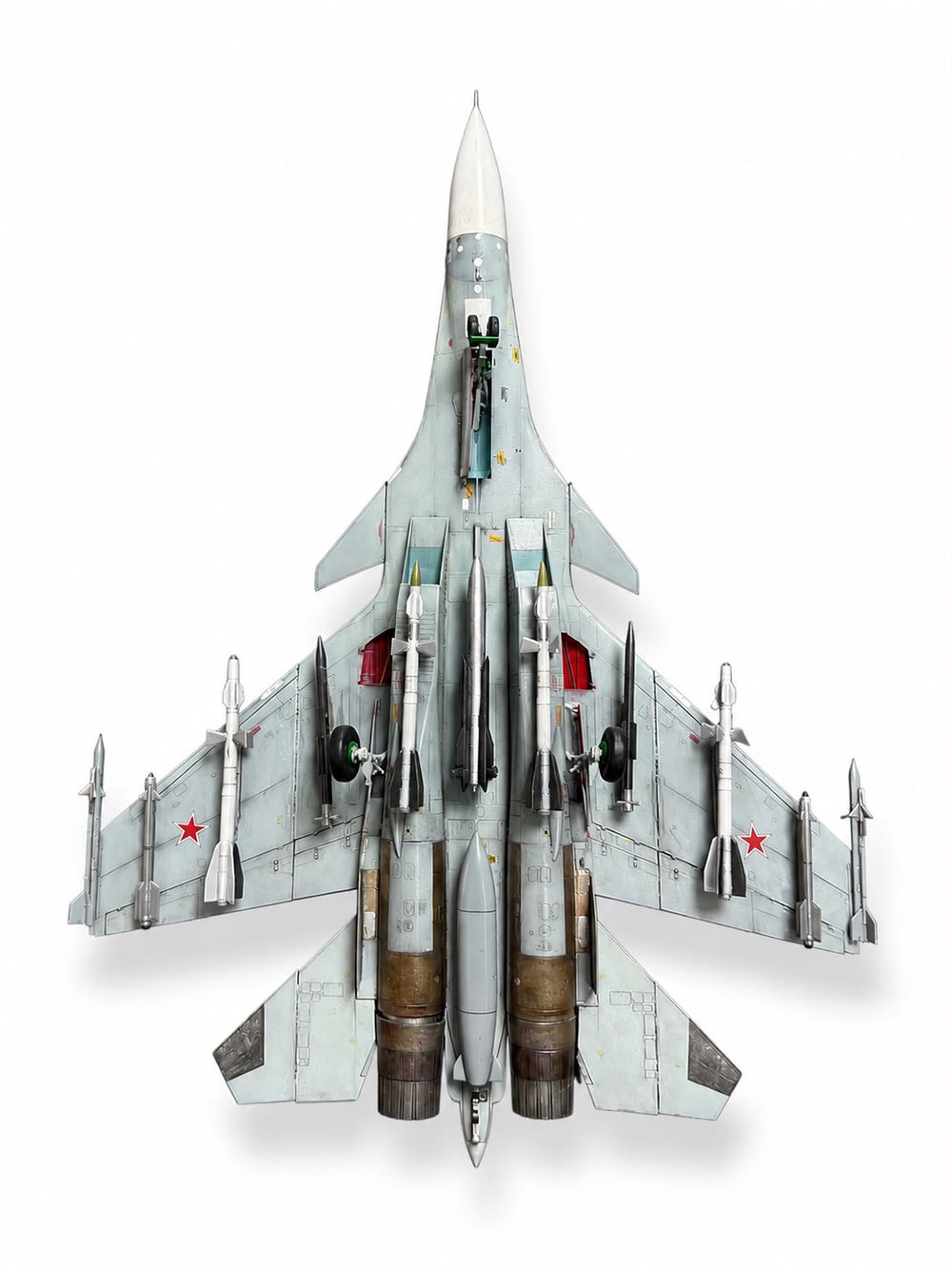MONTAJLI + BOYALI SU-27 MAKET UCAK