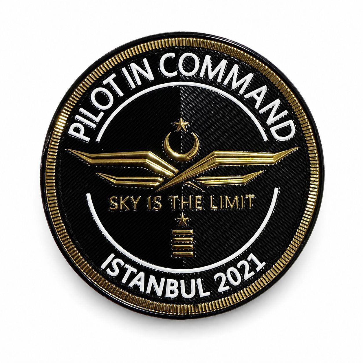 Peç "Pilot In Command" Plastik