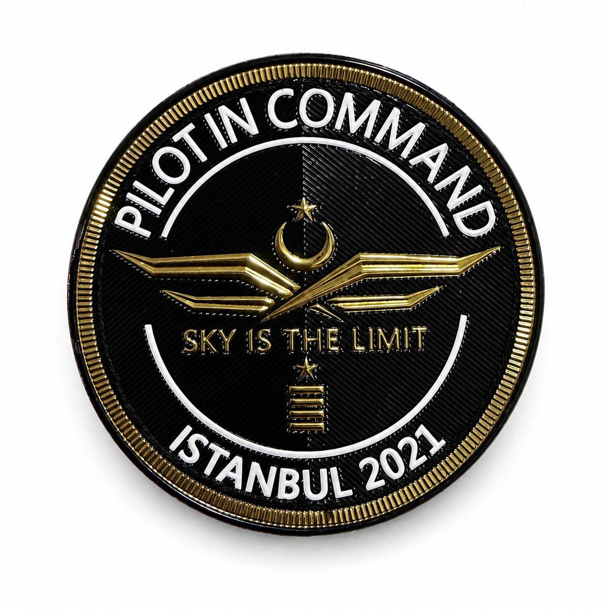 Peç "Pilot In Command" Plastik
