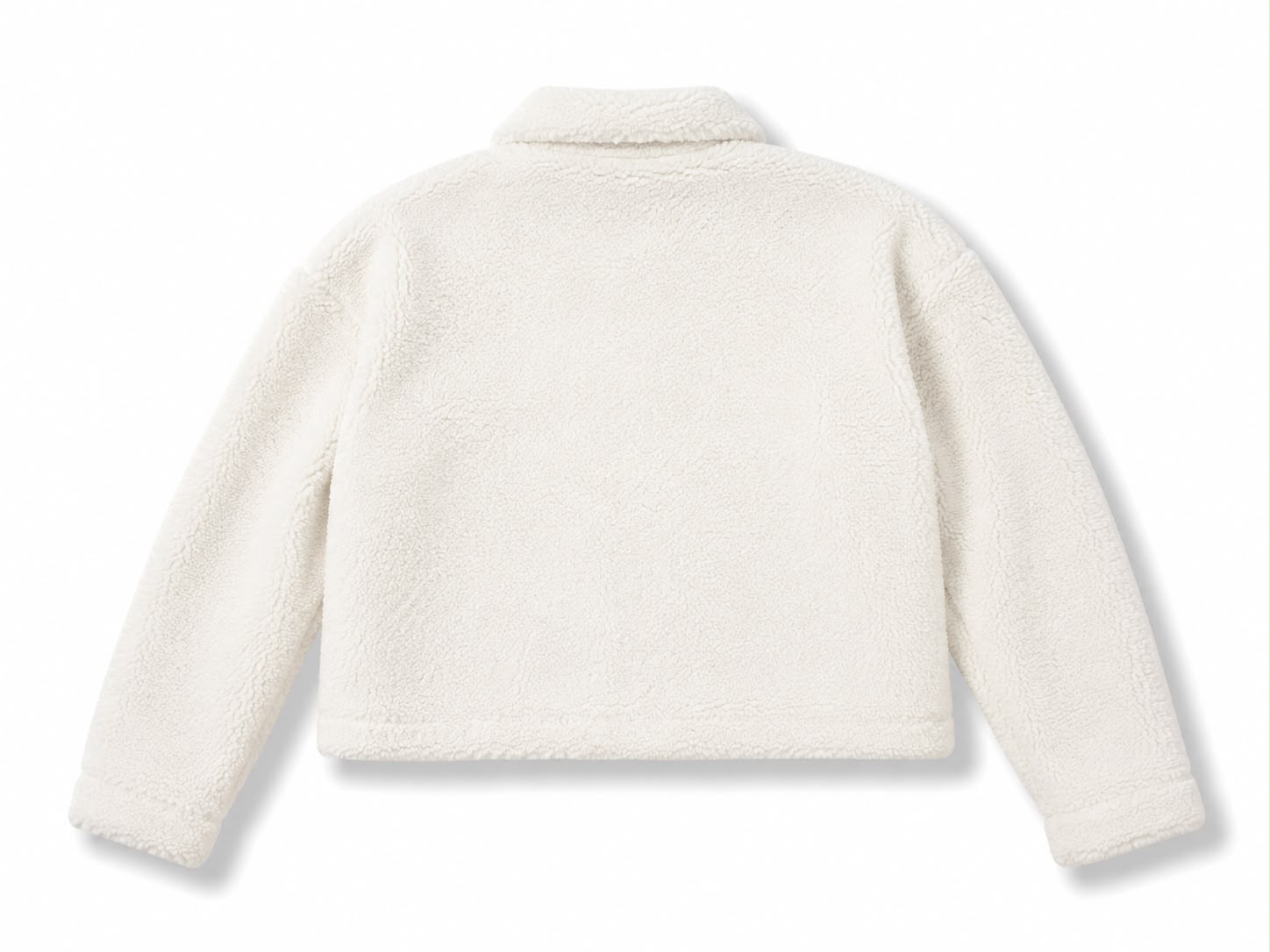 Peluş Mont ( Beyaz )