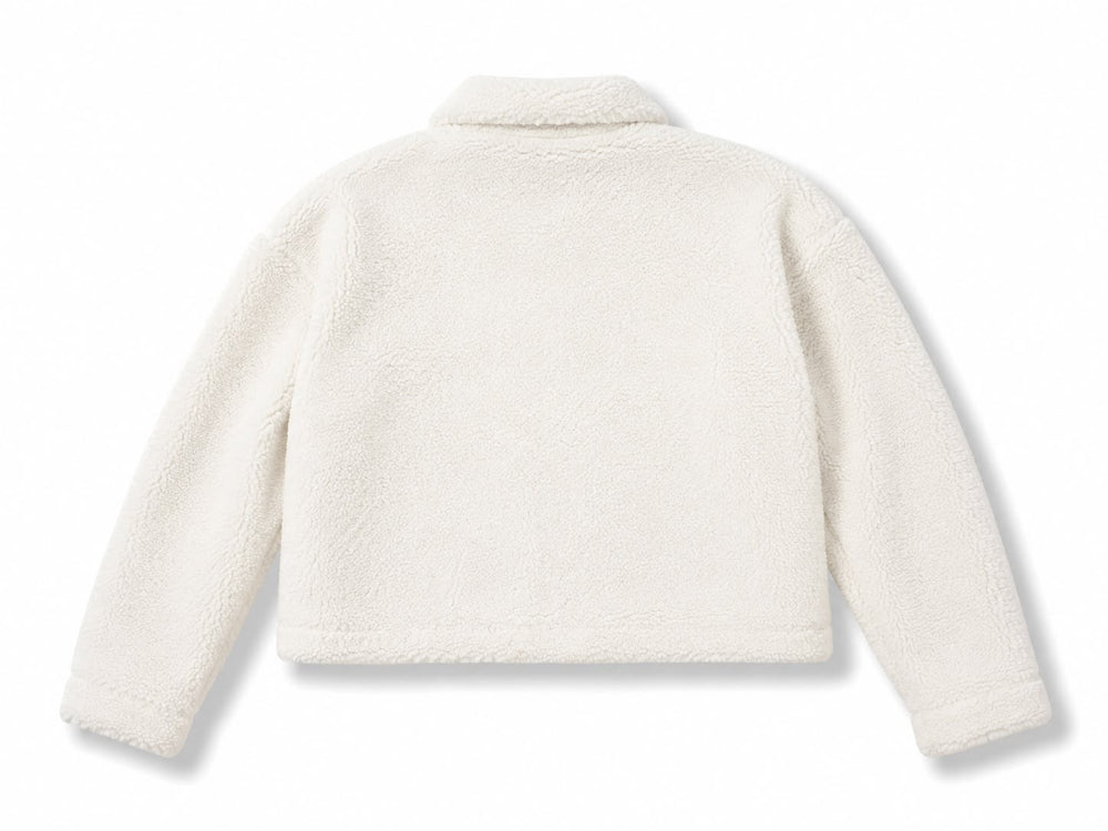 Peluş Mont ( Beyaz )