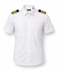 Pilot Gömlek Kısa Kollu %95 Pamuk %5 Likra