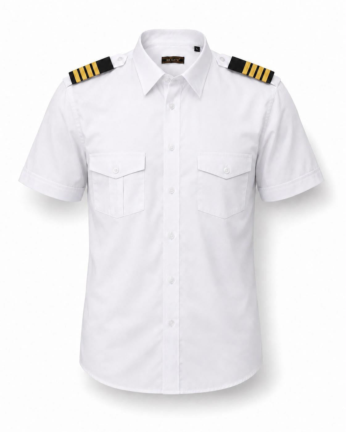 Pilot Gömlek Kısa Kollu Kapaklı Cep smh Polyester Su itici kumaş