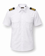 Pilot Gömlek Kısa Kollu Kapaklı Cep smh Polyester Su itici kumaş