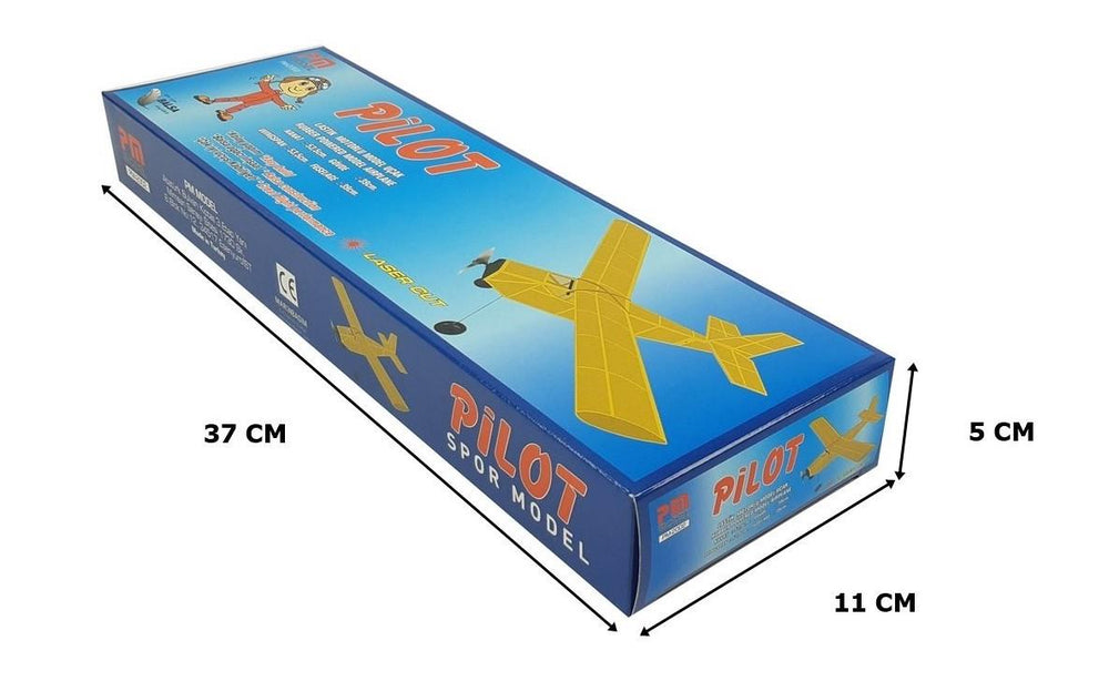 PM Model Pilot Lastik Motorlu Serbest Uçuş Modeli