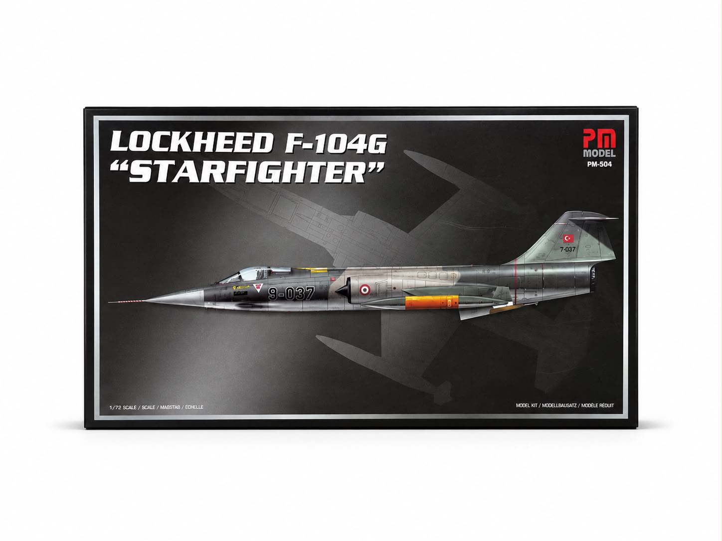 PM Model Lockheed F-104G Starfighter Plastik Uçak Maket Kiti