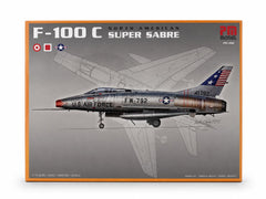PM Model North American F-100 C Super Sabre Avcı-Bombardıman Uçağı Plastik Maketi