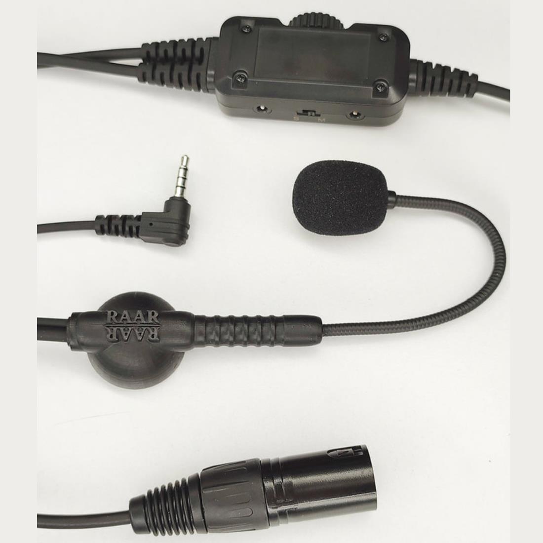 Raar MS-02 Only Microphone For Aviation Headset "Airbus"