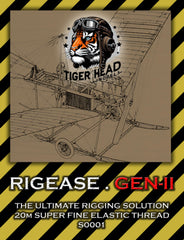 Rigease Gen-II - Super Fine Elastic Thread (Includes 20 m. metal bobbin) ( 1/72 )