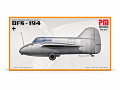 Rocket Powered Research Aircraft DFS-194 Pm Model Roket Motorlu Uçak Demonte Plastik Maketi