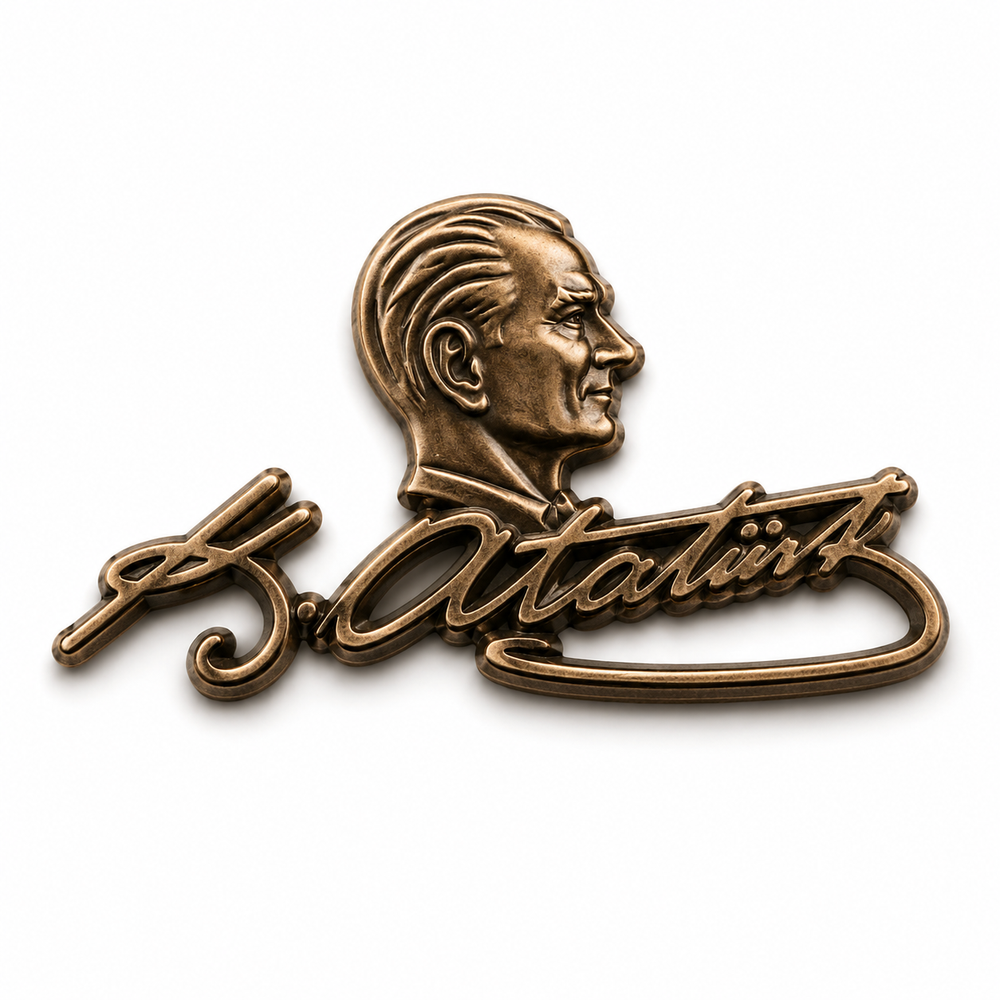 Rozet Atatürk İmza Büst