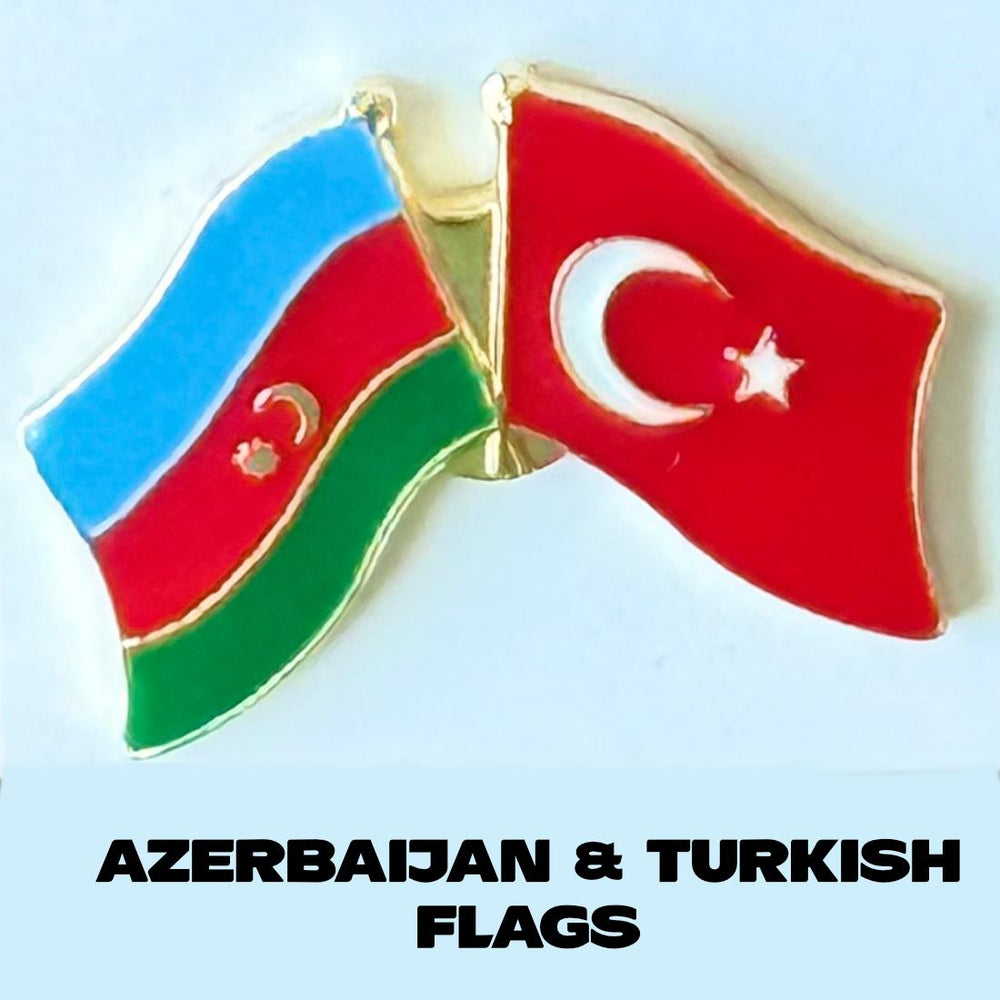 Rozet "Azerbeycan&Türkiye"