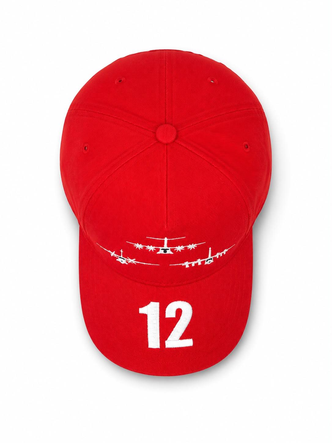 Şapka Kırmızı "12.ÜS A400M"