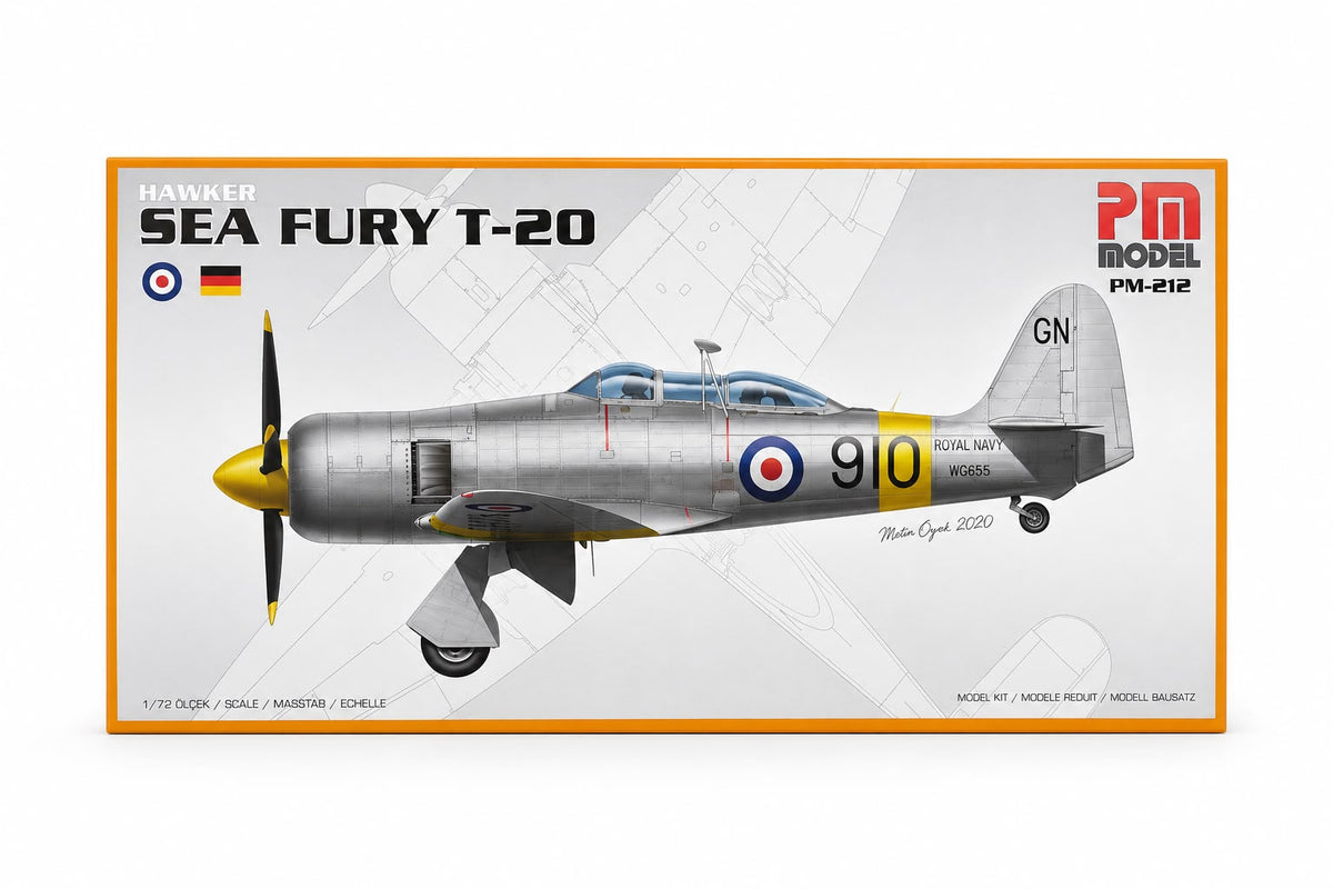 Sea Furry T-20 Pm Model DEMONTE Plastik Uçak Maket Kiti