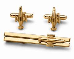 Set "F-104 Gold Kol D + Kravat IGN" Siyah Kutu