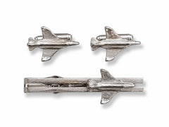Set "F-4 Silver Kol D + Kravat IGN" Siyah Kutu