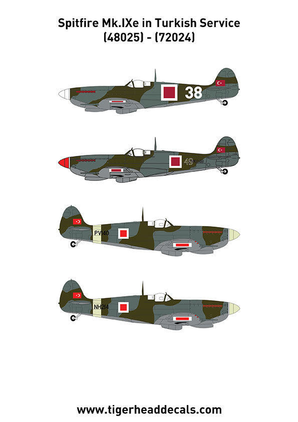 Spitfire Mk.IXe in Turkish Service  ( 1/48 )