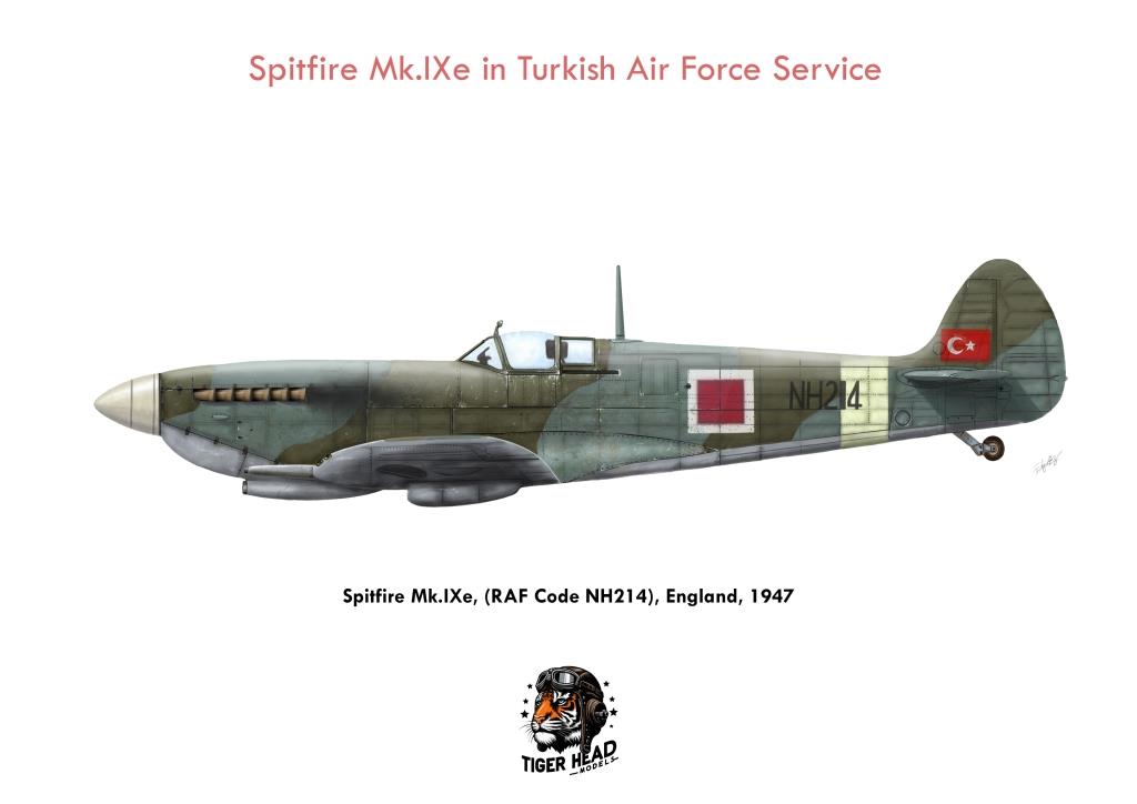 TIGERHEAD SPITFIRE Mk. IXE in Turkish Air Force service ( 1/48 )