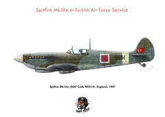 TIGERHEAD SPITFIRE Mk. IXE in Turkish Air Force service ( 1/48 )