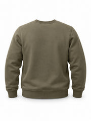 "Top Gun" Baskılı Sweat Haki