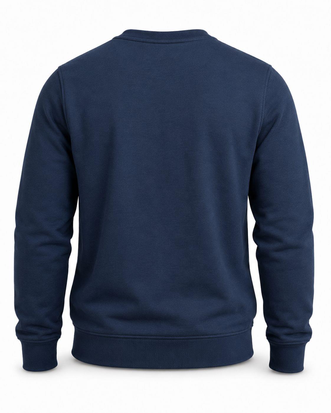 "Top Gun" Baskılı Sweat Mavi