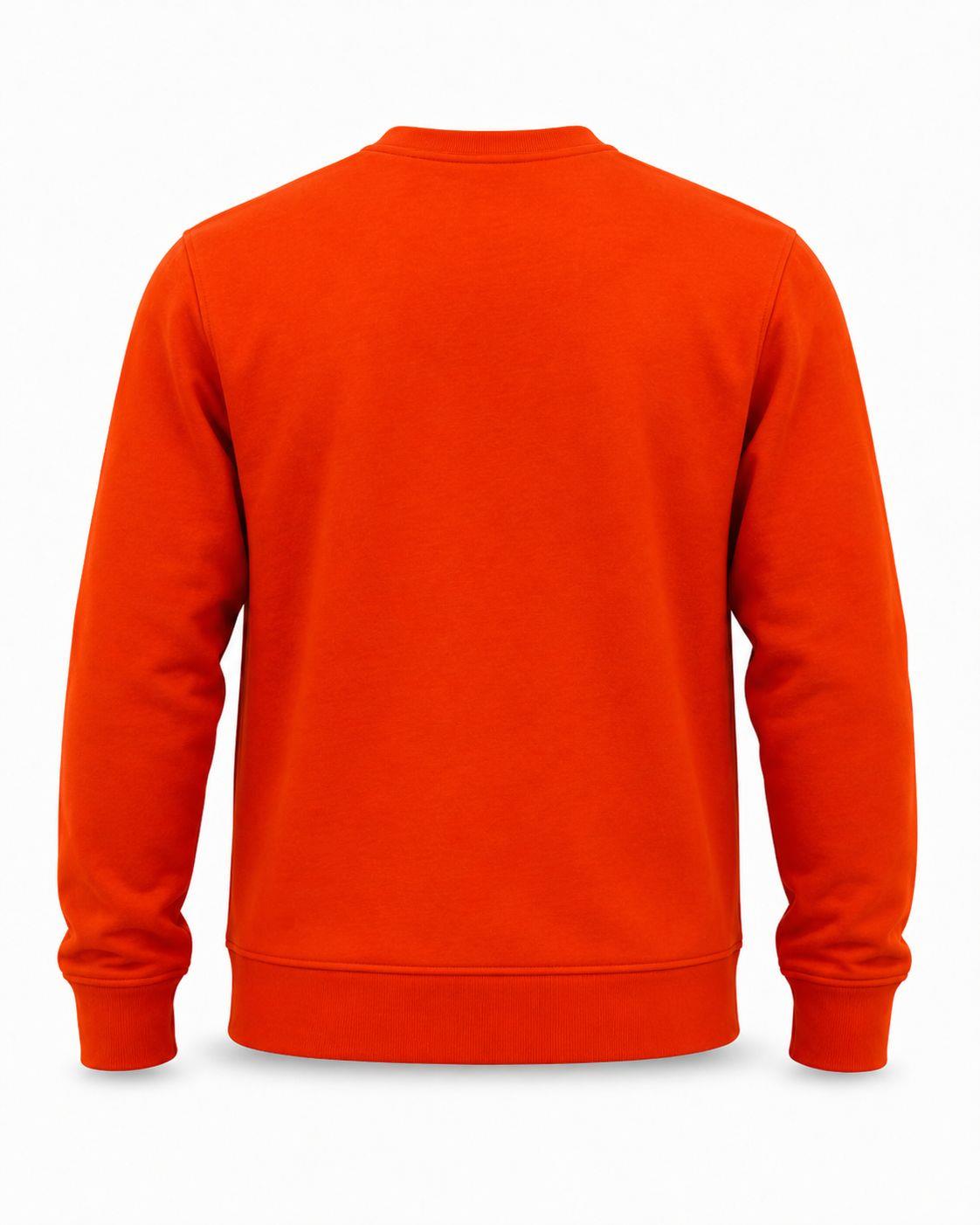 "Top Gun" Baskılı Sweat Turuncu