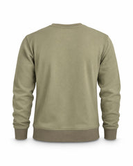 "Top Gun" Nakışlı Sweat Haki