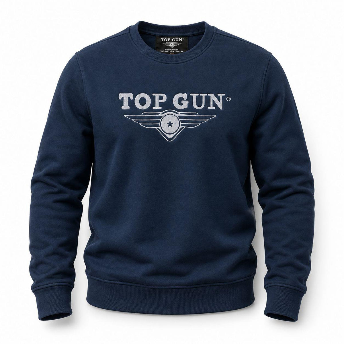 "Top Gun" Nakışlı Sweat Petrol