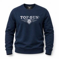 "Top Gun" Nakışlı Sweat Petrol