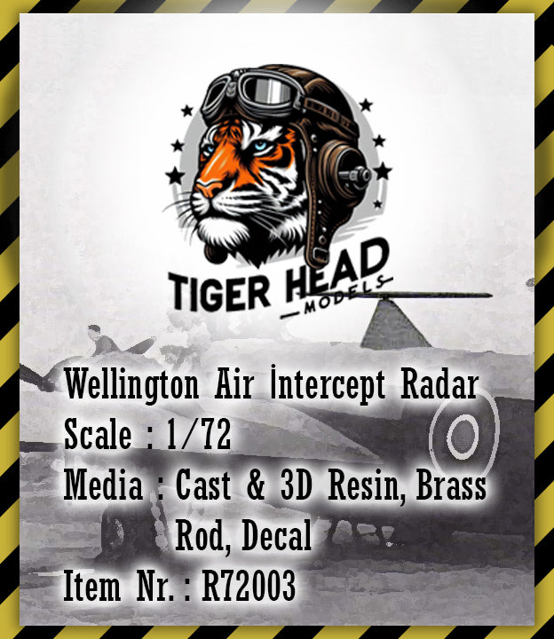 Wellington Air İntercept Radar (Includes casted resin, 3D printed resin and brass rod) ( 1/72 )