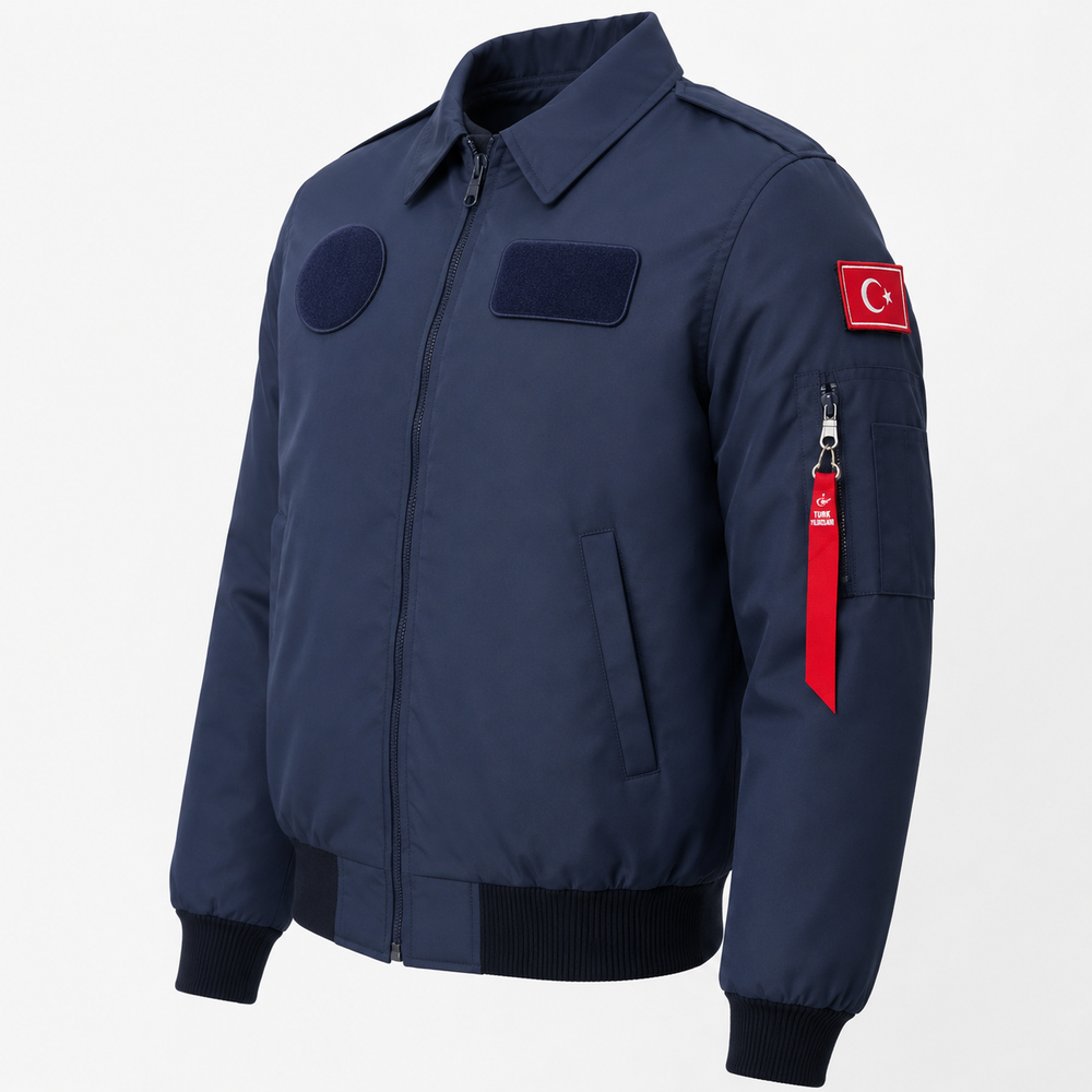 YAKALI Pilot Montu Lacivert Kumaş SYK88_L